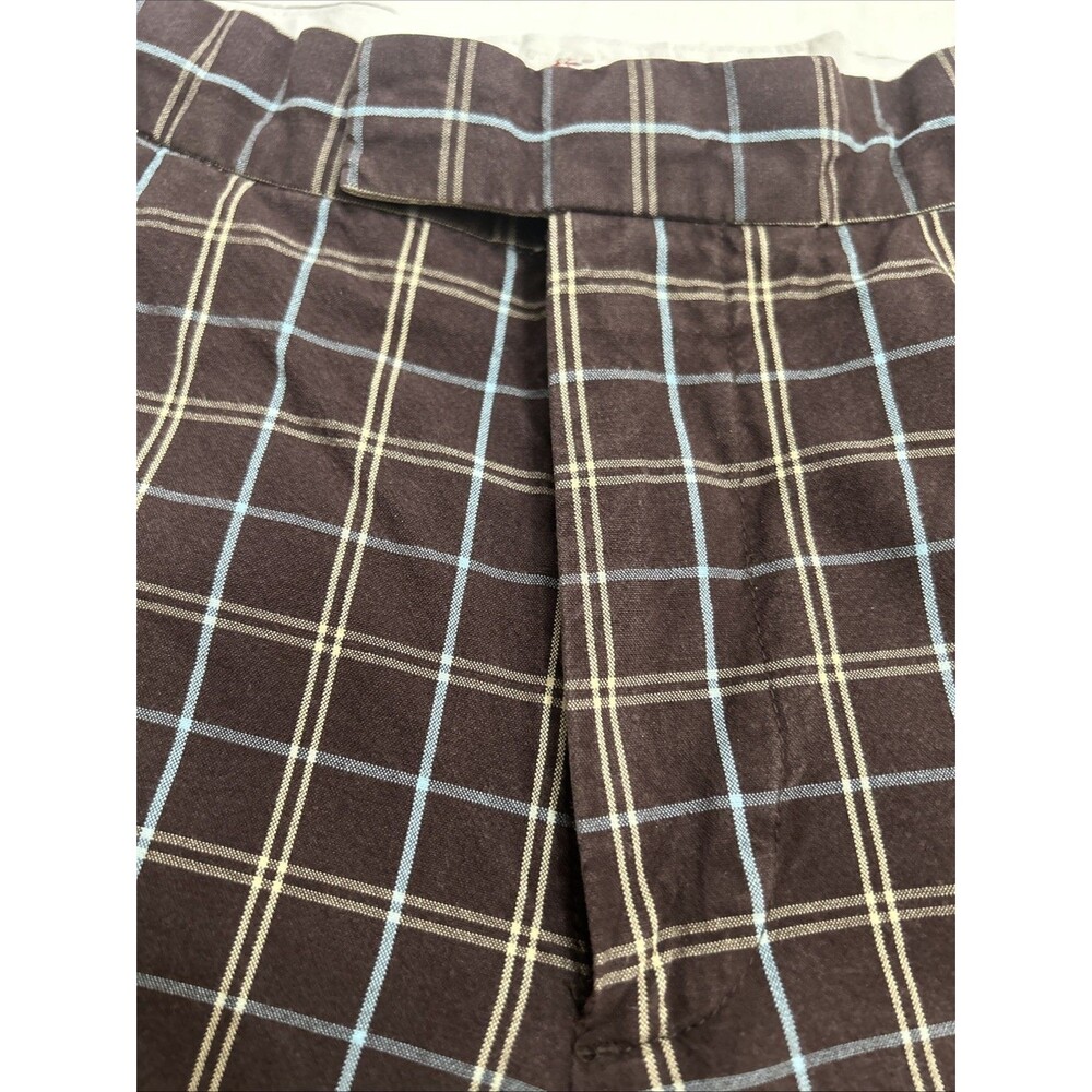 Original Penguin Men's Shorts Brown Plaid Size 30 - Picture 9 of 16